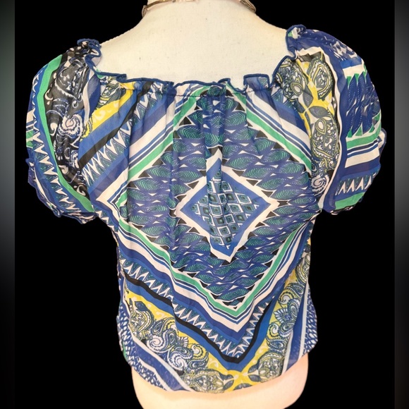 B-Wear Bwear by Byer California short sleeve blouse with built-in lining - Picture 8 of 13